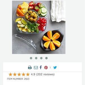 Pampered Chef small square cool and serve